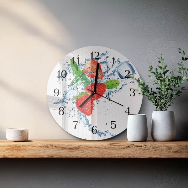Orologio rotondo Fragole
