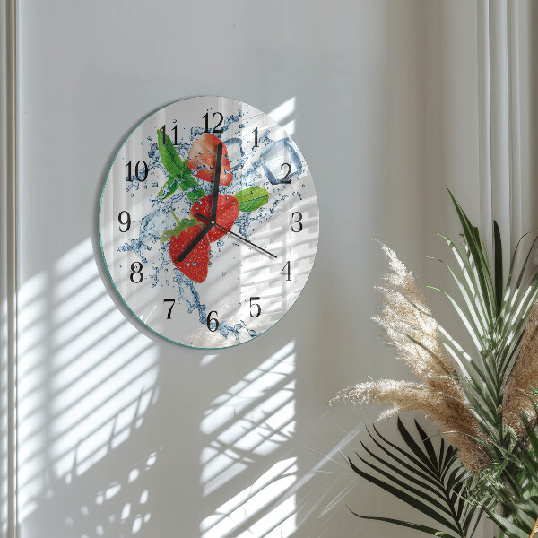 Orologio rotondo Fragole