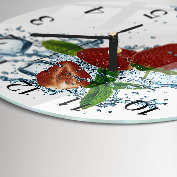 Orologio rotondo Fragole