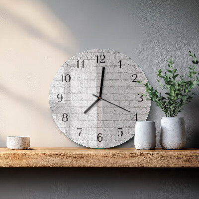 Orologio rotondo Mattone