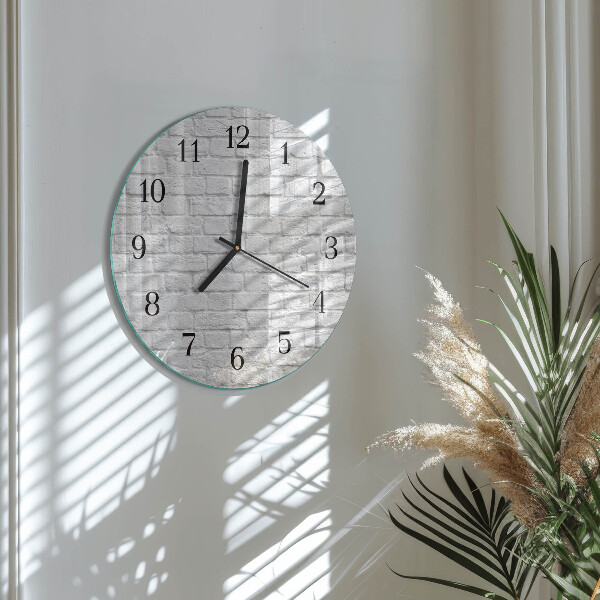 Orologio rotondo Mattone