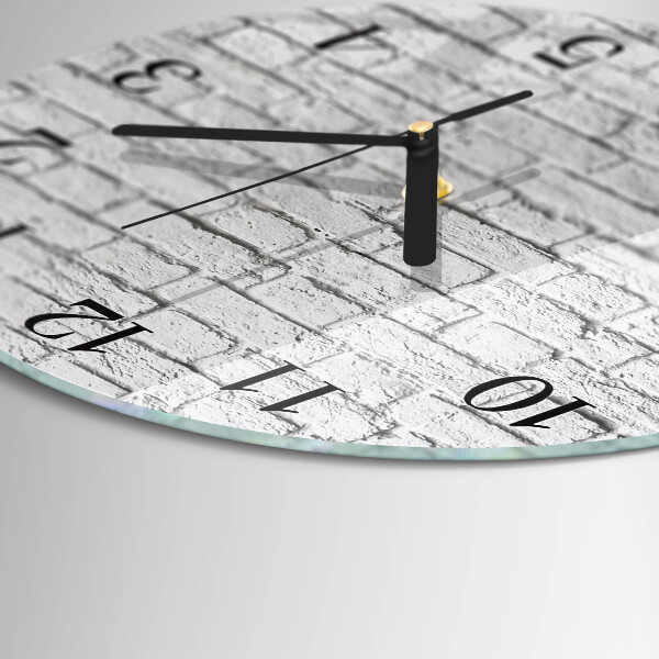 Orologio rotondo Mattone
