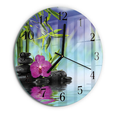 Orologio rotondo Orchidea Spa