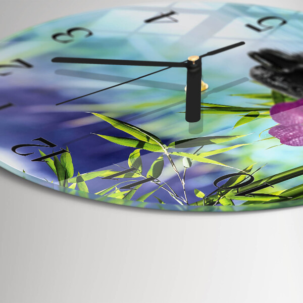 Orologio rotondo Orchidea Spa