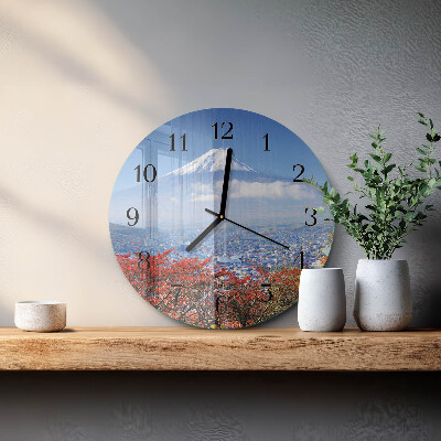 Orologio rotondo Montagna