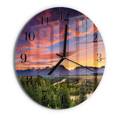 Orologio rotondo Paesaggio