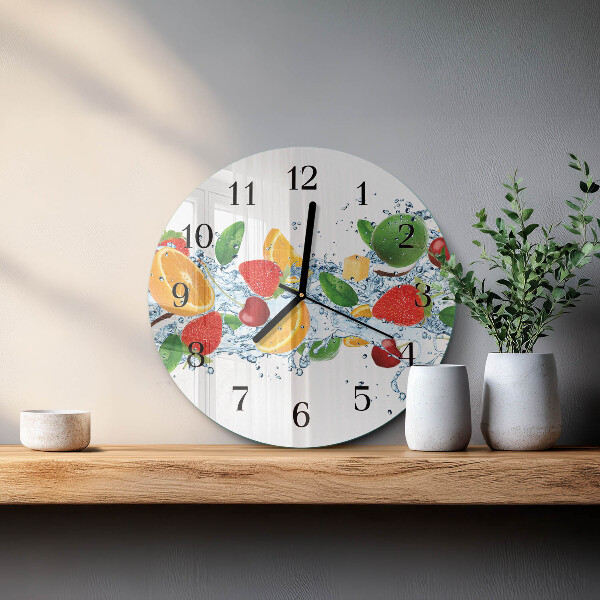 Orologio rotondo Frutta