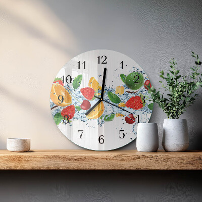 Orologio rotondo Frutta