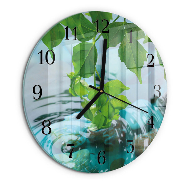 Orologio rotondo Foglie