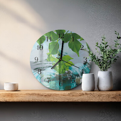 Orologio rotondo Foglie