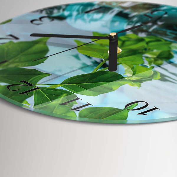 Orologio rotondo Foglie