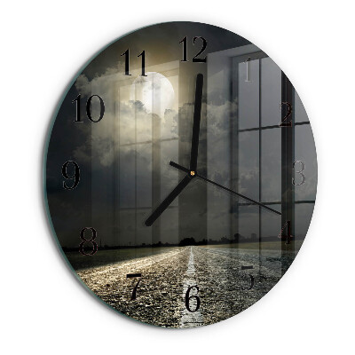 Orologio rotondo Percorso della Luna