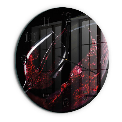 Orologio rotondo Vino