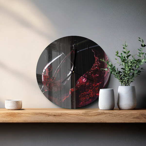 Orologio rotondo Vino