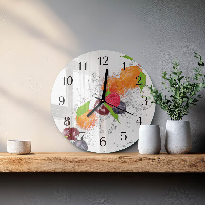 Orologio rotondo Frutta