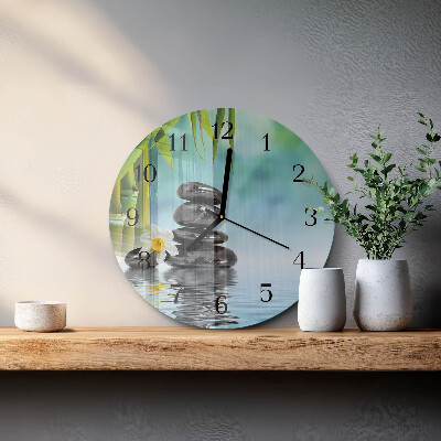 Orologio rotondo Pietre