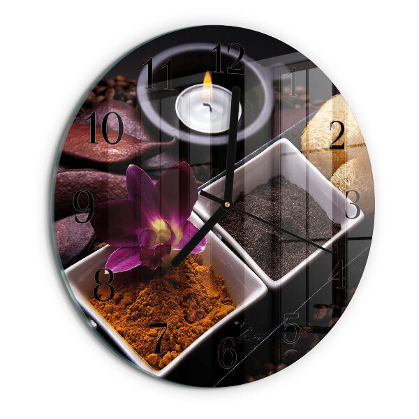 Orologio rotondo Orchidea
