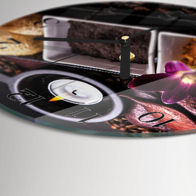 Orologio rotondo Orchidea