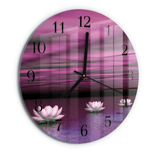 Orologio rotondo Ninfee