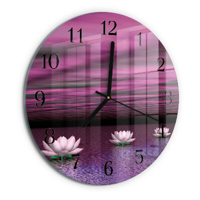 Orologio rotondo Ninfee