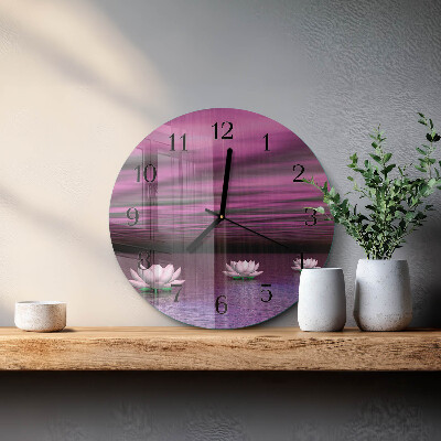 Orologio rotondo Ninfee