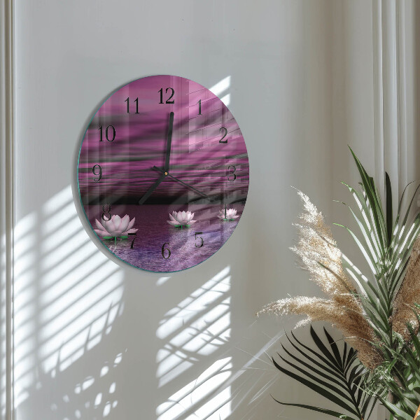Orologio rotondo Ninfee