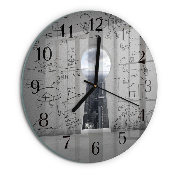 Orologio rotondo Serratura