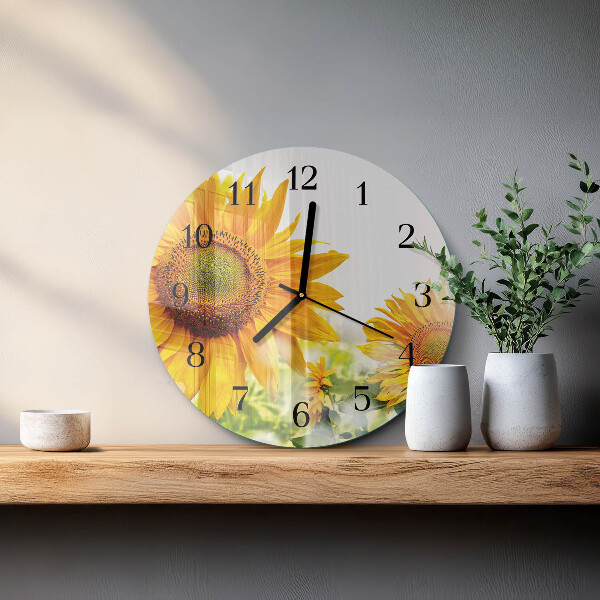 Orologio rotondo Girasole