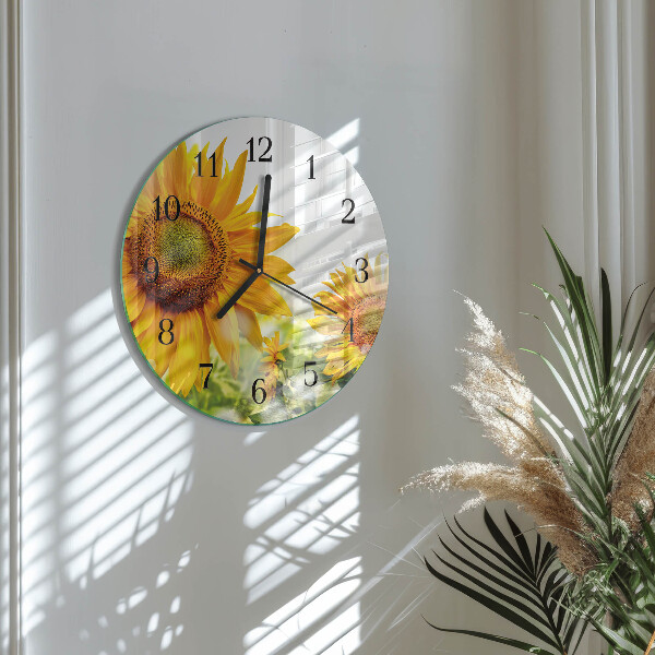 Orologio rotondo Girasole
