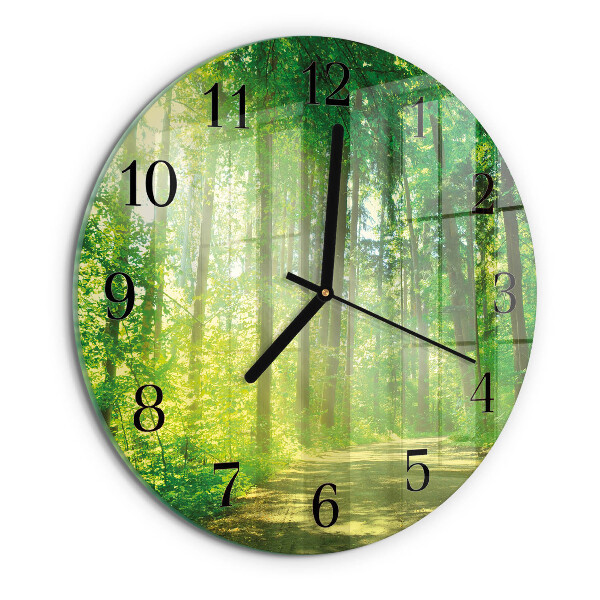 Orologio rotondo Natura della foresta