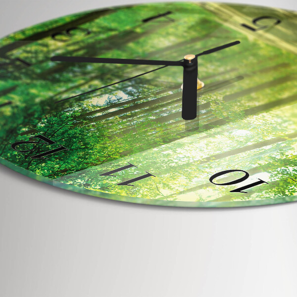 Orologio rotondo Natura della foresta