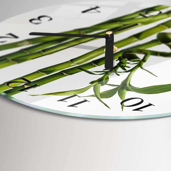 Orologio rotondo Bambù