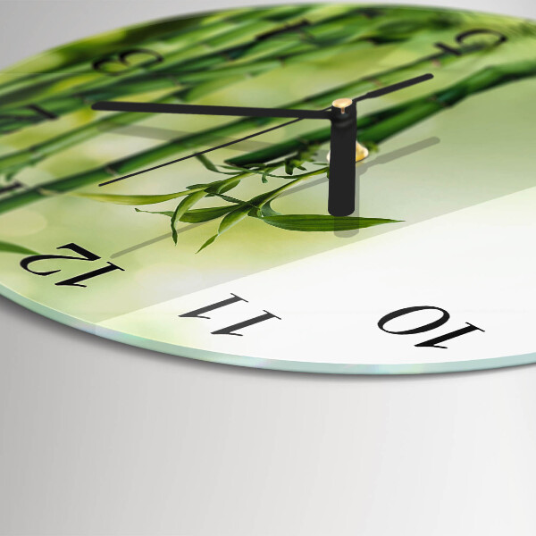 Orologio rotondo Bambù