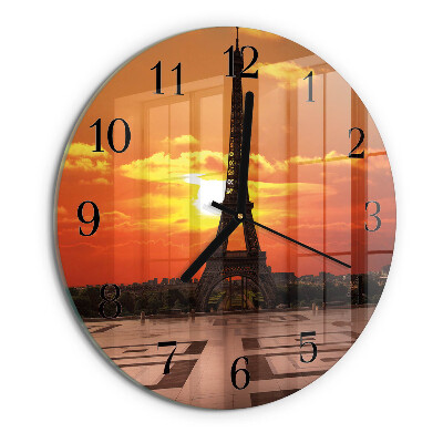 Orologio rotondo Torre Eiffel
