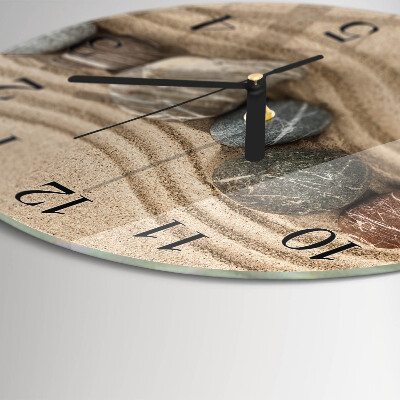 Orologio rotondo Pietre Sabbia