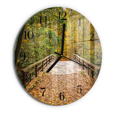 Orologio rotondo Ponte della foresta