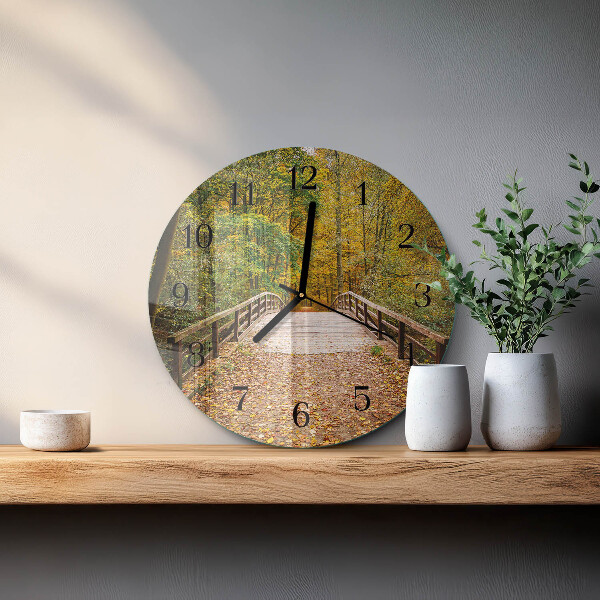 Orologio rotondo Ponte della foresta