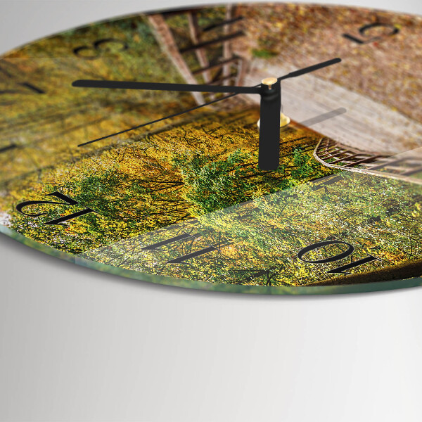 Orologio rotondo Ponte della foresta