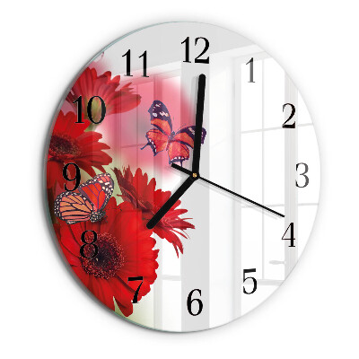 Orologio rotondo Gerbera
