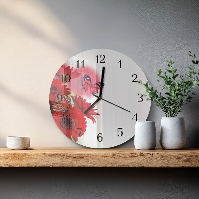 Orologio rotondo Gerbera