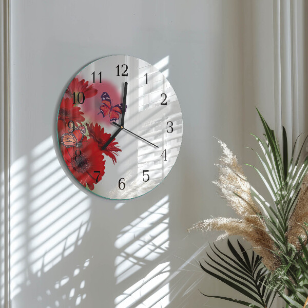 Orologio rotondo Gerbera