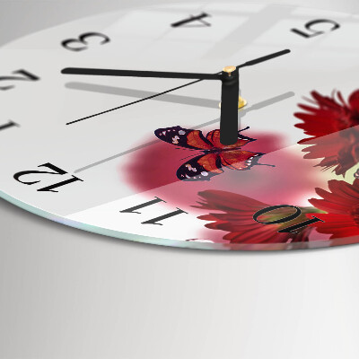 Orologio rotondo Gerbera