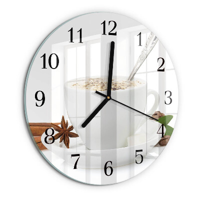 Orologio rotondo Una tazza di anice