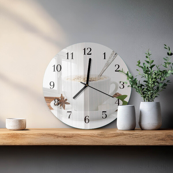 Orologio rotondo Una tazza di anice