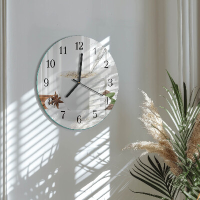 Orologio rotondo Una tazza di anice