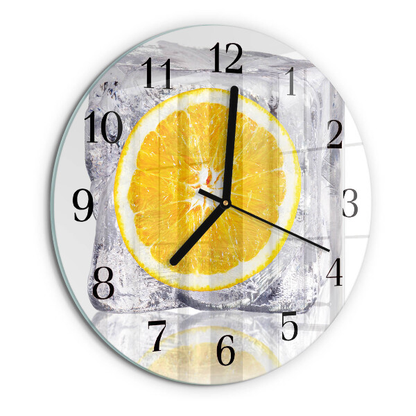 Orologio rotondo Gelato all'arancia