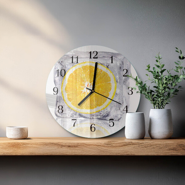 Orologio rotondo Gelato all'arancia