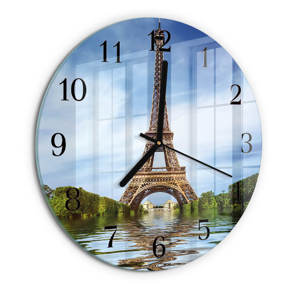 Orologio rotondo Torre Eiffel