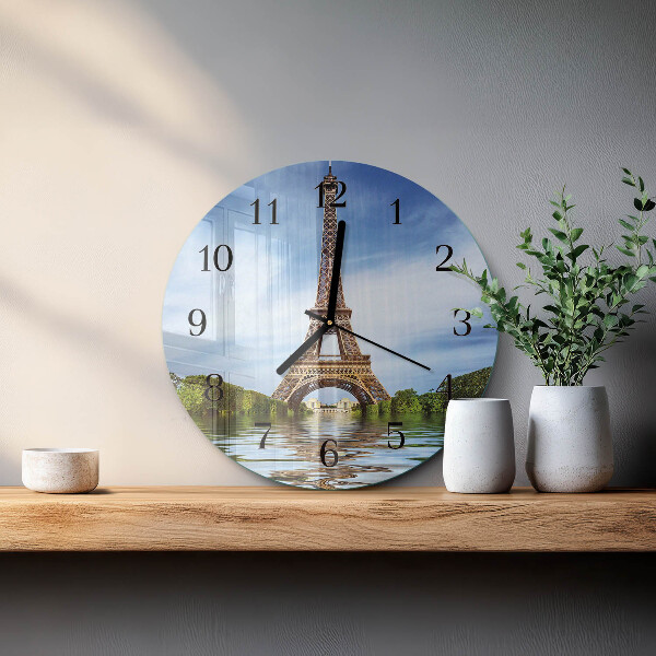 Orologio rotondo Torre Eiffel