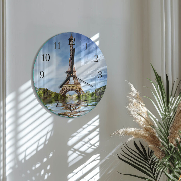 Orologio rotondo Torre Eiffel
